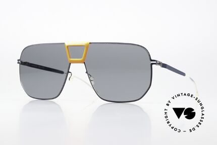 Mykita Mylon Cayenne Orange Navy Dark Blue Solid Details