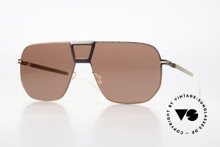 Mykita Mylon Cayenne Ebony Brown Champagne Gold Details