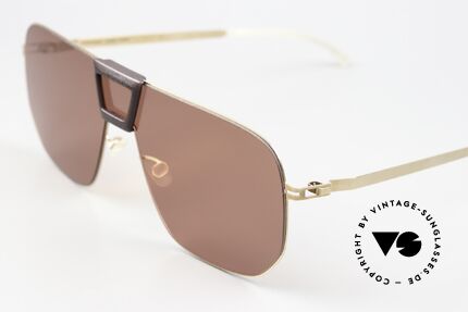 Mykita Mylon Cayenne Ebony Brown Champagne Gold, glasses lovers know about the Mylon concept, Made for Men and Women