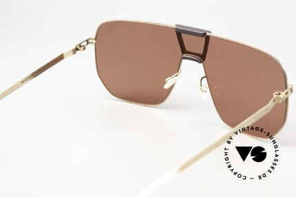 Mykita Mylon Cayenne Ebony Brown Champagne Gold, light and comfortable sunglasses from 2015, Made for Men and Women