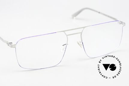 Mykita Hiro Silver / Super Blue Coloring, unworn model comes with an original case by MYKITA, Made for Men