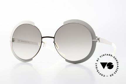 Mykita Houston Shiny Copper / Stone Grey Details