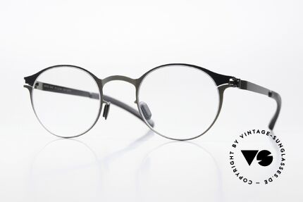 Mykita Isaac Panto Specs Shiny Graphite Details