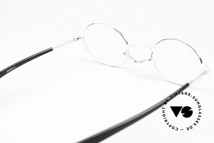 Lunor Swing A 33 Oval Asian Version Smaller Bridge, FRAME is PLATINUM-PLATED'; truly sophisticated specs, Made for Men and Women