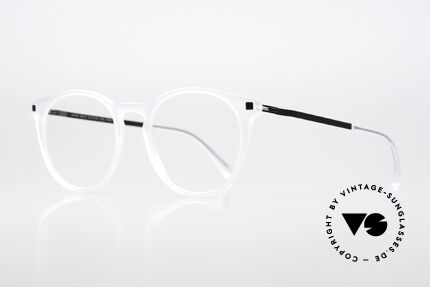 Mykita Keelut Feminine Panto Eyeglasses, color code 921 is called: Coconut Water / Shiny Graphite, Made for Women Mykita Keelut Feminine Panto Eyeglasses, color code 921 is called: Coconut Water / Shiny Graphite, Made for Women