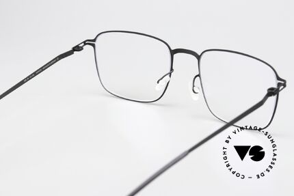 Mykita Iver Square Frame Classic Black, innovative flexible frame construction: one size fits all, Made for Men and Women