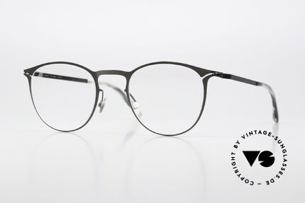 Mykita Malte Panto Frame Shiny Graphite, Mykita eyeglasses, mod. MALTE, size 48-22, col 232, Made for Men and Women