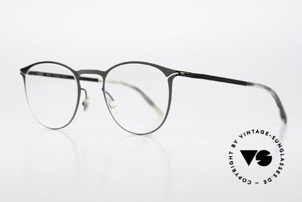 Mykita Malte Panto Frame Shiny Graphite, col. 232 = Shiny Graphite; suitable for ladies & gents, Made for Men and Women