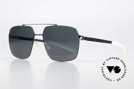 Mykita Landon With Polarized Sun Lenses, color 051 "Shiny Silver" with POLARIZED sun lenses, Made for Men Mykita Landon With Polarized Sun Lenses, color 051 "Shiny Silver" with POLARIZED sun lenses, Made for Men