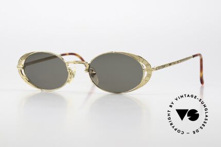 Jean Paul Gaultier 58-4172 Oval Designer Shades 1996 Details