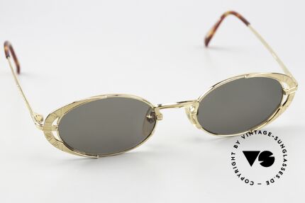 Jean Paul Gaultier 58-4172 Oval Designer Shades 1996, a genuine vintage rarity; JUNIOR GAULTIER SERIES!, Made for Men and Women