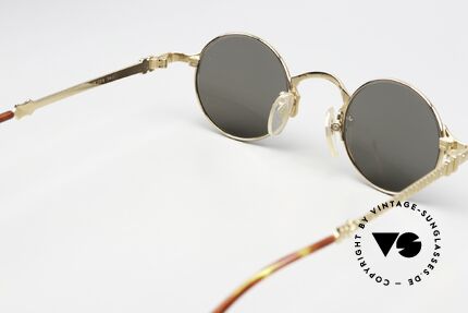 Jean Paul Gaultier 57-4175 Temples Like A Guitar Neck, unworn (like all our rare old 90's designer sunglasses), Made for Men and Women