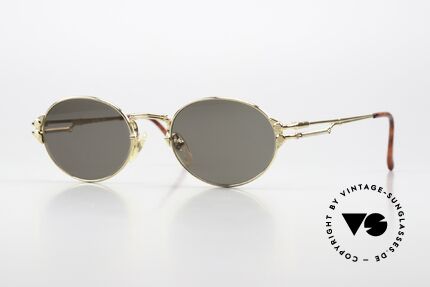 Jean Paul Gaultier 55-4173 Oval Vintage Sunglasses, unique designer sunglasses by JEAN PAUL GAULTIER, Made for Men and Women