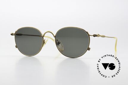 Jean Paul Gaultier 55-2172 Vintage Round Sunglasses, round 90's vintage sunglasses by J.P. Gaultier, Made for Men and Women