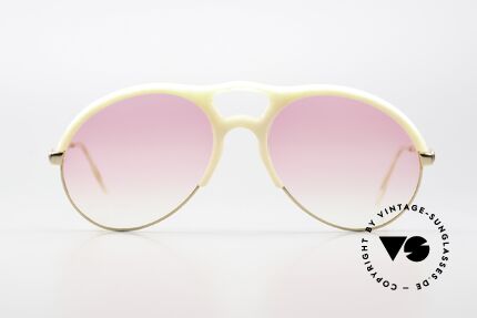 Bugatti 64936 Ivory Optic 70's Glasses, artful ivory-optic (true rarity from the late 1970's), Made for Men