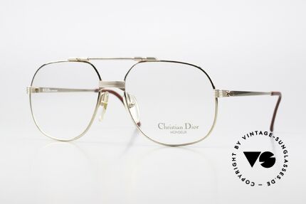 Christian Dior 2487 Gold-Plated Monsieur Series, noble frame of the "Monsieur"-series by Christian Dior, Made for Men