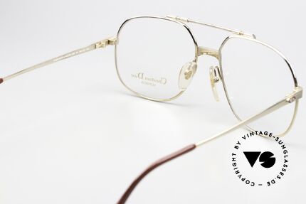 Christian Dior 2487 Gold-Plated Monsieur Series, NO RETRO EYEGLASSES; but a 35 years old ORIGINAL, Made for Men