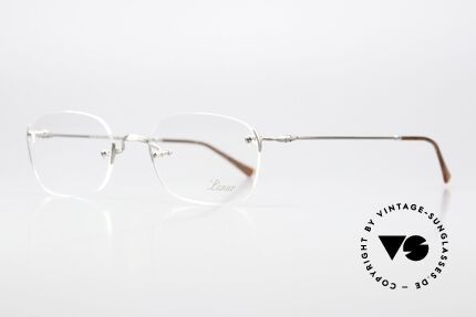 Lunor Classic Anatomic Vintage Eyewear Rimless, timeless, rimless frame for ladies and gentlemen, Made for Men and Women