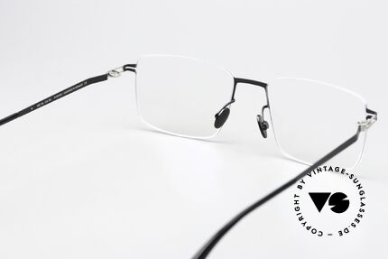 Mykita Nobu Classic Square Eyeglasses, innovative flexible frame construction: one size fits all, Made for Men and Women