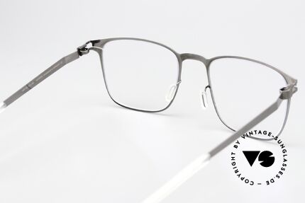 Mykita Nathan Frame Square Men Graphite, the frame can be glazed optionally (optical / sun lenses), Made for Men