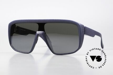 Mykita Mylon Shift Navy Blue Silver Flash Shield, Mykita Mylon 'shield' sunglasses, mod. SHIFT, Made for Men