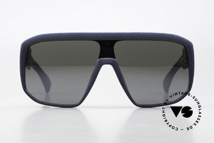 Mykita Mylon Shift Navy Blue Silver Flash Shield, panorama or ski designer shades; XLarge size, Made for Men
