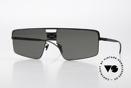 Mykita Mylon Soy Black Pitch Black Dark Grey, Mykita Mylon Hybrid sunglasses; mod. SOY, Made for Men and Women