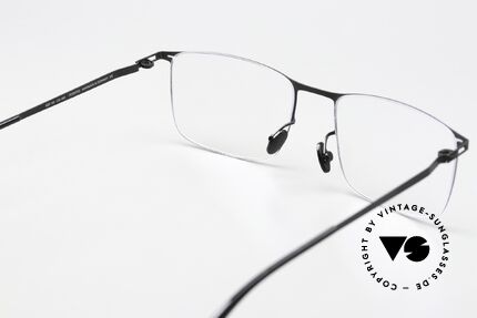 Mykita Takeo Angular Metal Frame Black, innovative flexible frame construction: one size fits all, Made for Men and Women