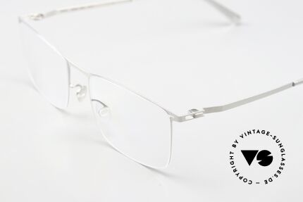 Mykita Takeo Angular Frame Shiny Silver, well-known top quality (handmade in Germany, Berlin), Made for Men and Women