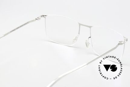 Mykita Takeo Angular Frame Shiny Silver, innovative flexible frame construction: one size fits all, Made for Men and Women