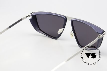 Mykita Mylon Tribe Silver Mirrored Navy Blue, frame can of course be fitted with any lenses, Made for Men and Women