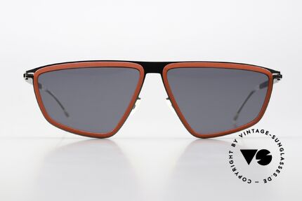 Mykita Mylon Tribe Crimson Red Shiny Graphite, size 61-13, solid gray sun lenses, color 381, Made for Men and Women