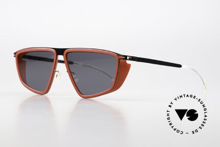 Mykita Mylon Tribe Crimson Red Shiny Graphite, col. code 381: Crimson Red Shiny Graphite, Made for Men and Women