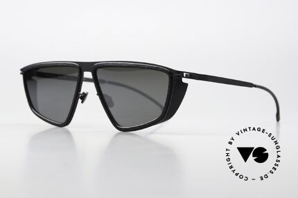Mykita Mylon Tribe Slightly Mirrored Black, color 305 = Pitch Black / Black Mirror Black, Made for Men and Women