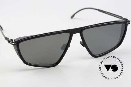 Mykita Mylon Tribe Slightly Mirrored Black, unworn model from 2016, with MYKITA case, Made for Men and Women