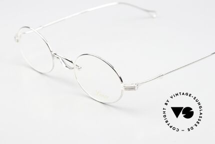 Lunor Swing 33 Oval Asian Version Smaller Bridge, swing bridge: homage to the antique specs from 1900, Made for Men and Women