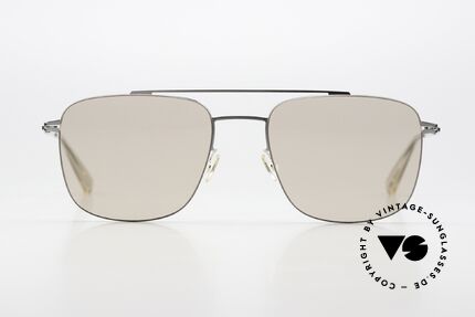 Mykita Yuuto Shiny Silver Soft Brown Solid, sunglasses from the LESSRIM collection (2017-2019), Made for Men