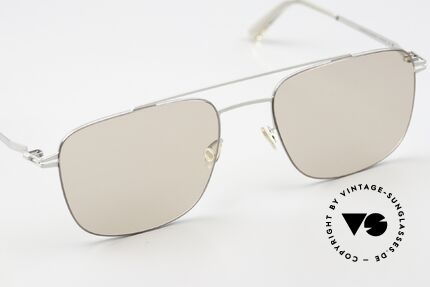 Mykita Yuuto Shiny Silver Soft Brown Solid, unworn model comes with an original case by MYKITA, Made for Men