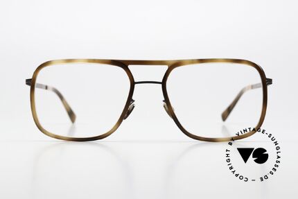 Mykita Elgard Mocca Zanzibar Coloring, masculine eyeglasses from the LITE Acetate collection, Made for Men