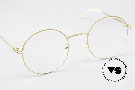 Mykita Pernilla Round Frame Glossy Gold, unworn model comes with an original case by MYKITA, Made for Women