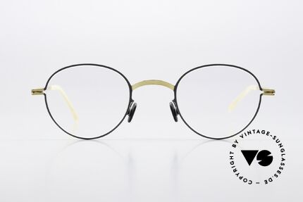 Mykita Birger 2015 Lite Series Gold Basalt, round frame from the LITE collection (women & men), Made for Men and Women