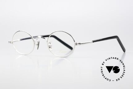 Lunor VA 100 Oval Frame Platinum Plated, LUNOR: honest craftsmanship with attention to details, Made for Men and Women
