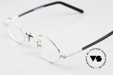 Lunor VA 100 Oval Frame Platinum Plated, top-notch oval frame design, timeless & titanium pads, Made for Men and Women