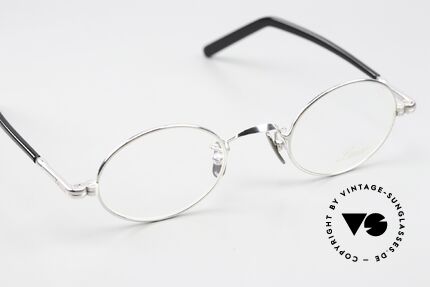 Lunor VA 100 Oval Frame Platinum Plated, unworn (like all our vintage eyewear classics by LUNOR), Made for Men and Women