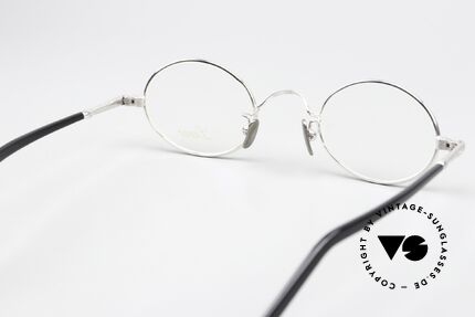 Lunor VA 100 Oval Frame Platinum Plated, NO RETRO EYEWEAR; an old original, made in Germany, Made for Men and Women