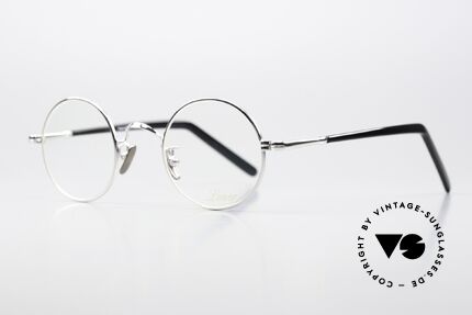 Lunor VA 110 Round Frame Platinum, without ostentatious logos (but in a timeless elegance), Made for Men and Women