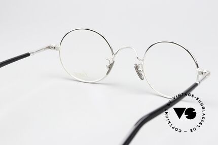 Lunor VA 110 Round Frame Platinum, unworn (like all our vintage eyewear classics by LUNOR), Made for Men and Women