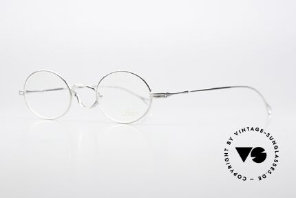 Lunor Swing 33 Oval Oval Frame Swing Bridge, swing bridge: homage to the antique specs from 1900, Made for Men and Women