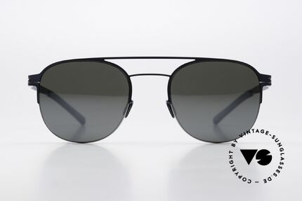 Mykita Park Silver Navy Light Silver Flash, classic shades, Decades Series, made from 2017-2018, Made for Men and Women