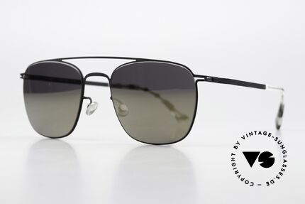 Mykita Torge Sun Lenses Are Mirrored, color 002 "black / darkgrey", with mirrored sun lenses, Made for Men and Women